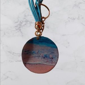 Beach keychain handmade